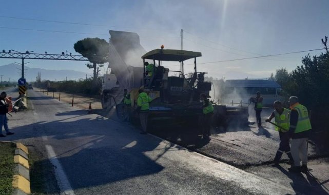 Hatay'da tehlike arz eden yollara bakım