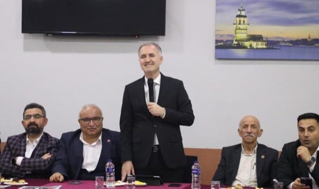 İnegöl'de Başkan Taban'dan site toplantılarına devam
