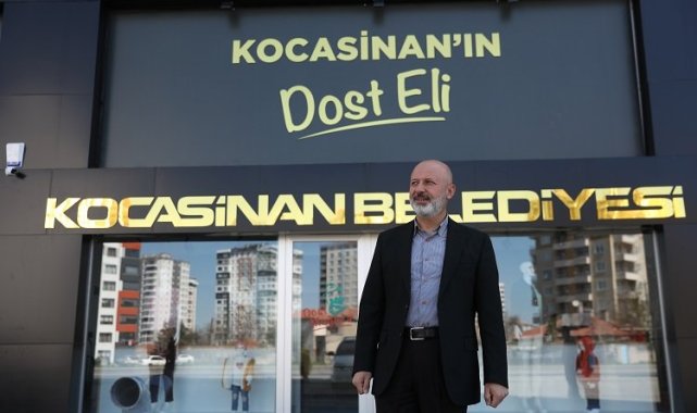 Kayseri Kocasinan'da Dost Market'te kışlık yardım