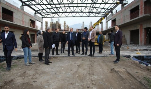 Kayseri Melikgazi'de Havacılık Lisesi'nin yapımı sürüyor