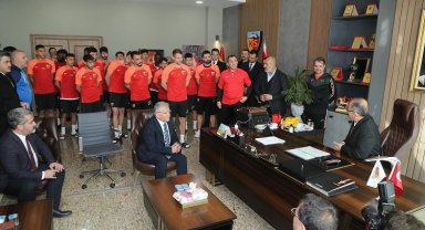 Kayseri protokolünden Kayserispor'a ziyaret