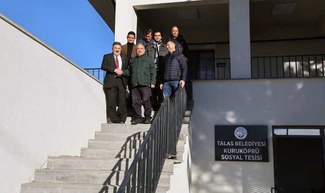 Kayseri Talas Kuruköprü'ye yeni sosyal tesis