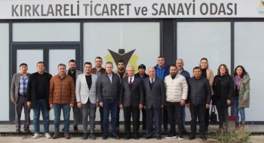Keşan Ticaret Borsası'ndan Kırklareli TSO'ya ziyaret
