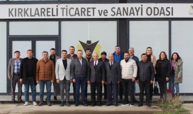 Keşan Ticaret Borsası'ndan Kırklareli TSO'ya ziyaret
