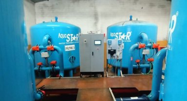 Manisa Kırkağaç arıtma tesisinde rutin kontrol