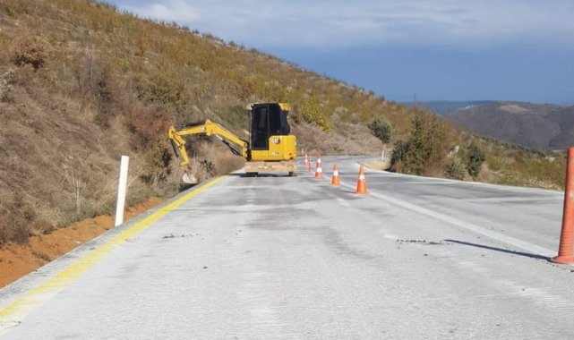 Manisa'da 'beton hendek' ile yollara güven geldi