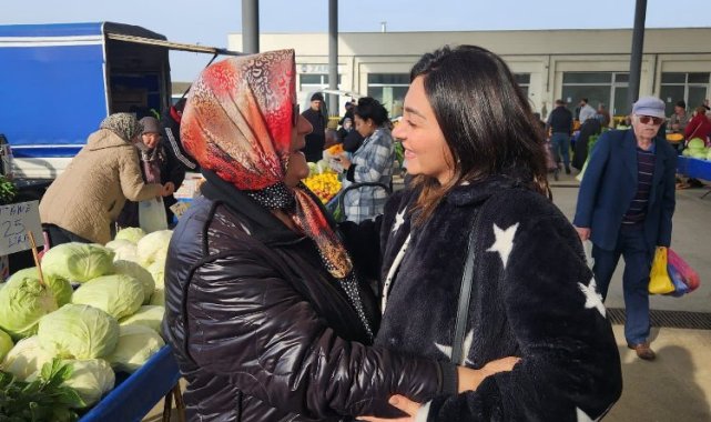 MHP'li Şimşek'e İpsala pazarında büyük ilgi