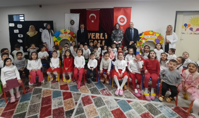 Minikler yerli malı haftası etkinliğinde buluştu