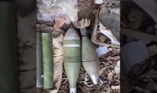 Pençe Yıldırım'da teröristlerin inlerinden çok sayıda mühimmat çıktı