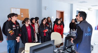 Tecde Anadolu Lisesi öğrencilerinden MASKİ'ye ziyaret