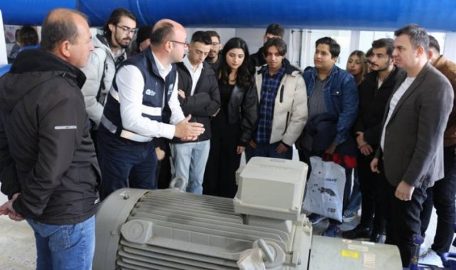 Üniversitelilerden ASAT Tesisi'ne teknik gezi