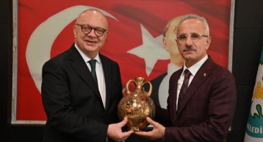 Başkan Ergün, Bakan Uraloğlu'nu ağırladı