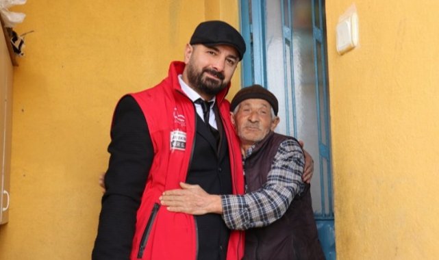 Beyaza bürünen Kulmahmut Köyü'nde yürekler ısındı
