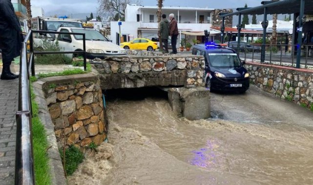 Bodrum'da yılın ilk gününde ekipler sahadaydı