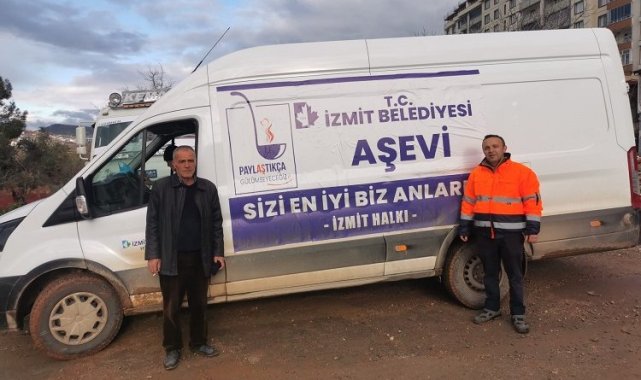 Depremzedeler İzmit Belediyesini unutmadı