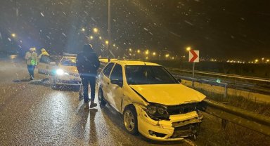 Düzce'de kaza... Sürücü aracını terkedip kaçtı!