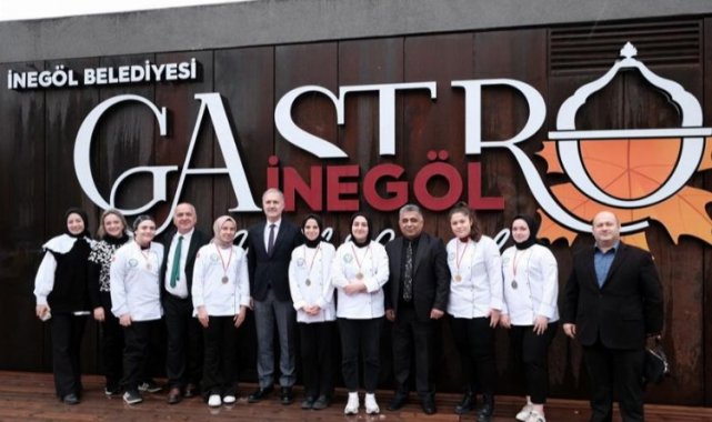 İnegöl'de Başkan Taban geleceğin şefleriyle buluştu