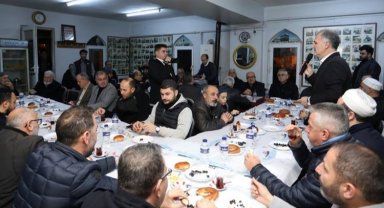 İnegöl'de Bereket Sofrası Hürriyet Camii'ne kuruldu