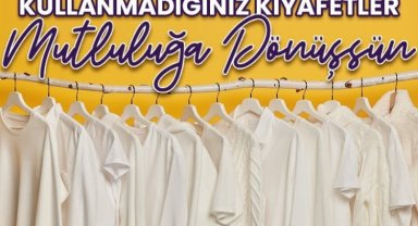 İzmit'te kıyafet bağışı dayanışması