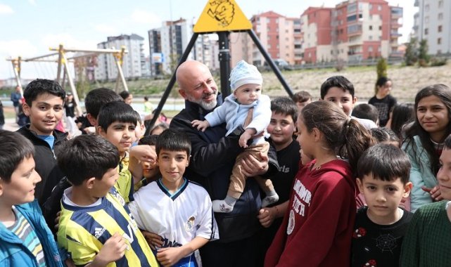 Kayseri Kocasinan'dan çocuklar için toprak çalışması