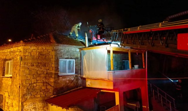 Keşan Çamlıca'da yangın