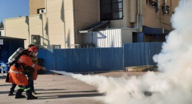 Kocaeli İtfaiyesi'nden Diversey Türkiye firmasına acil durum eğitimi