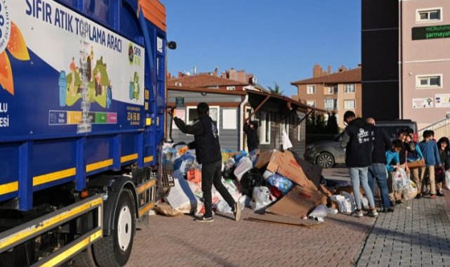 Konya Selçuklu'da okullar sıfır atık için yarıştı