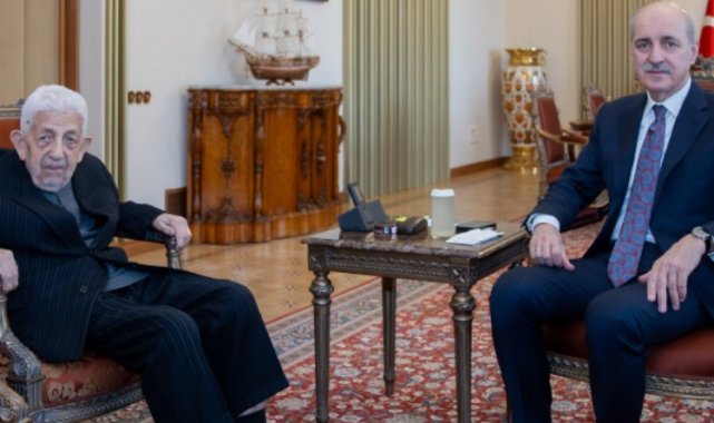 Kurtulmuş, Recai Kutan'ı TBMM'de ağırladı
