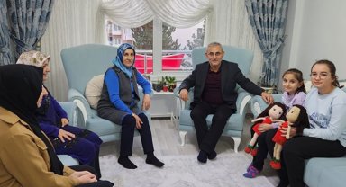 Kütahya'da Başkan Işık'tan şehit ailelerine ziyaret