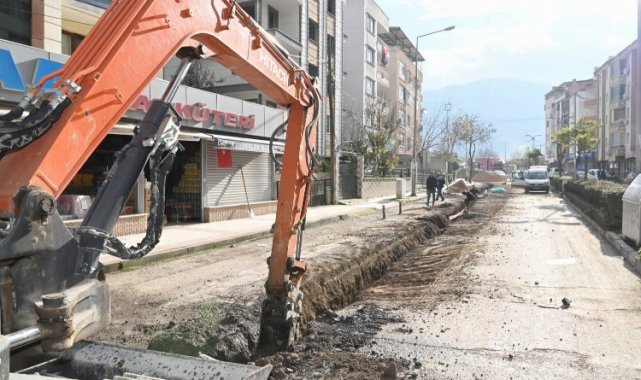 Manisa Şehzadeler'de altyapı çalışmaları sürüyor