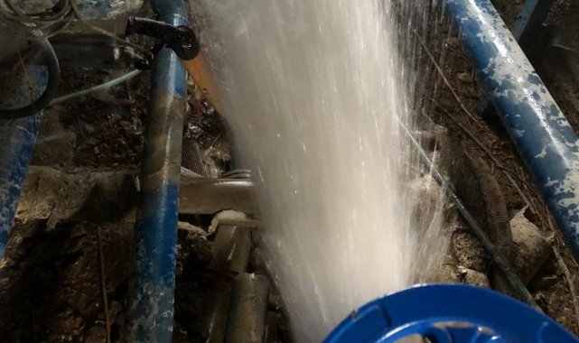Manisa'da arızalanan motopomp hızlı müdahale