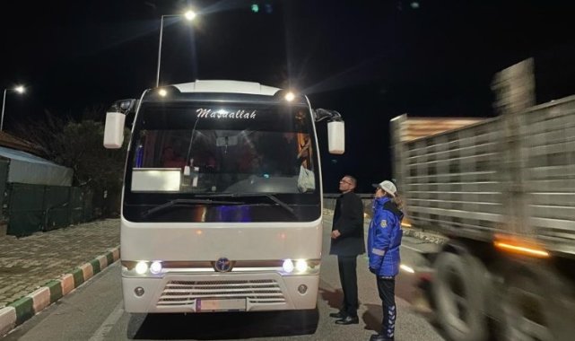 Manisa'da korsan taşımacılığa yakın takip!