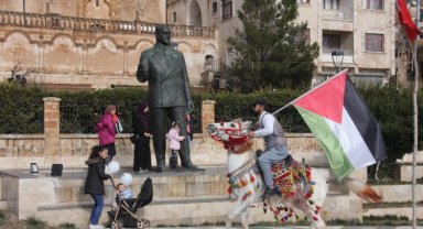 Mardin'de 5 dilde teröre ve İsrail'e tepki