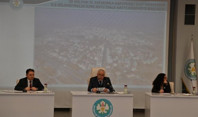 Saruhanlı'ya 29 Milyon TL'lik içme suyu yatırımı