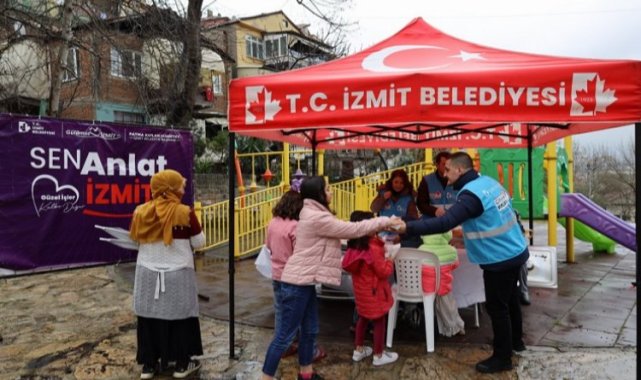 Sen Anlat İzmit Terzibayırı'nda vatandaşları dinledi