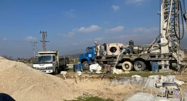 Baharlar Mahallesinde sondaj çalışmaları sürüyor
