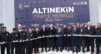 Başkan Altay itfaiye merkezi açılışına katıldı