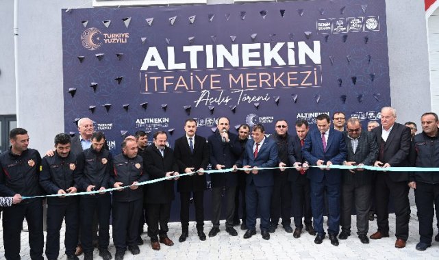 Başkan Altay itfaiye merkezi açılışına katıldı