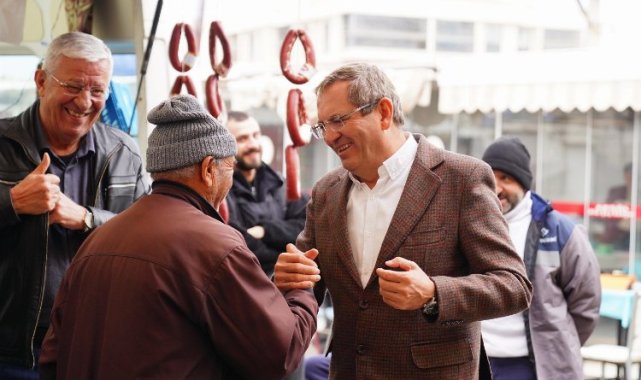 Başkan Ergin vatandaşlarla buluşmalarına devam ediyor