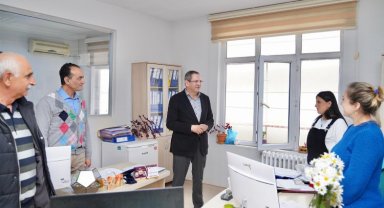 Başkan Ergin'den teşekkür ziyaretleri