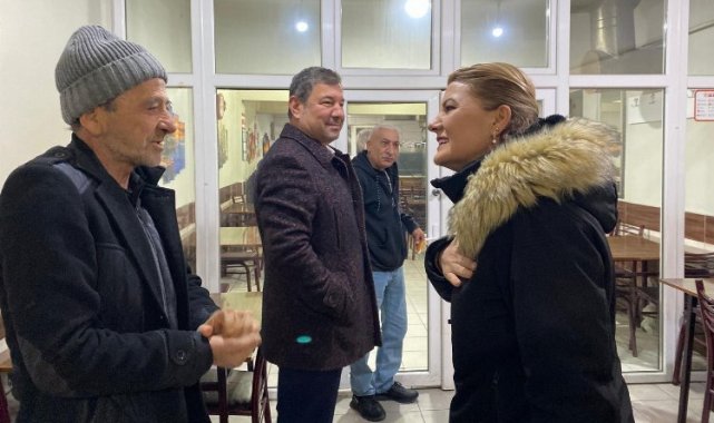 Başkan Hürriyet, Kuruçeşme'de emekçileri ziyaret etti