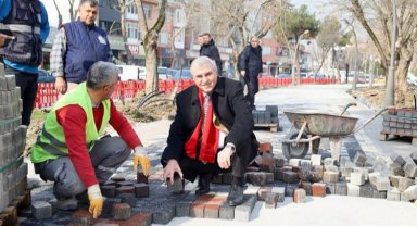 Başkan Yüce: "ticareti hızlandıracak sosyal bir alan inşa ediyoruz"