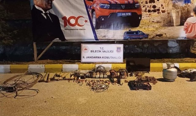 Bilecik'te hırsızlık şüphelisi yakalandı