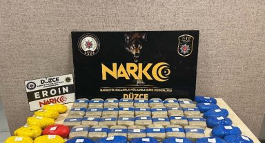 Düzce'de 25 kilo uyuşturucu madde yakalandı