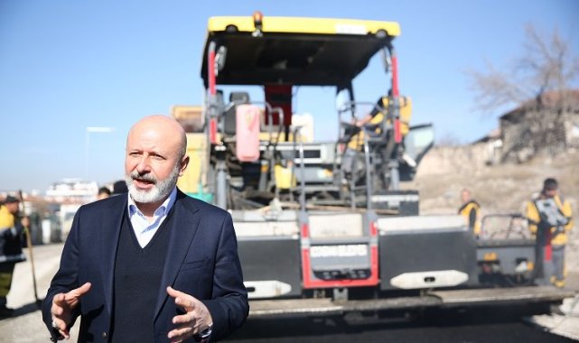 Kayseri Kocasinan'da asfalt mesaisi