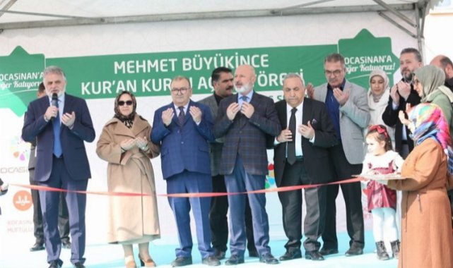 Kayseri Kocasinan'da Mehmet Büyükince Kur'an Kursu açıldı