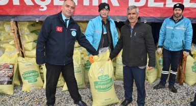 Kırkağaçlı üreticilere destek