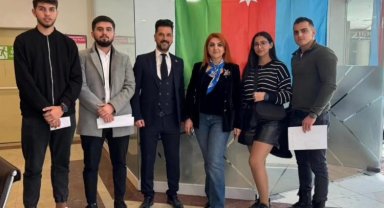 Manisa'da Azerbaycanlı vatandaşlar seçim için sandığa gitti
