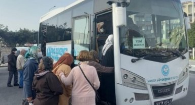Manisa'da kandilde mezarlıklara ücretsiz ulaşım