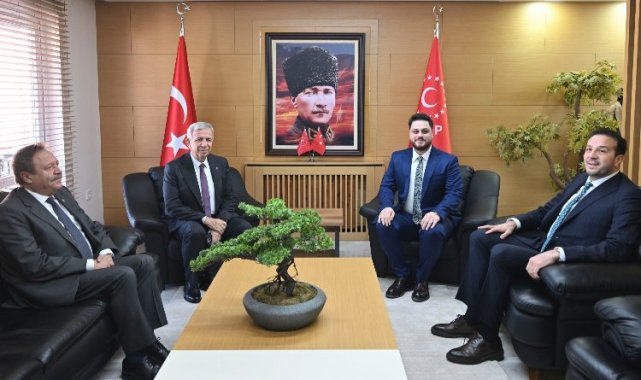 Mansur Yavaş'tan Hüseyin Baş'a ziyaret